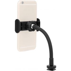 KALANKA-Clip de TéléPhone Portable pour Tuyau, Pince pour TéléPhone Portable Smartphone Live Broadcast Clamp Holder Ring Light Phone Stand - Neuf
