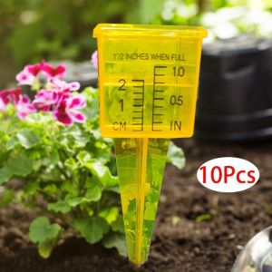 10x pluviomètre à eau 1.5in outil de mesure de leau pour le chemin de la - Neuf