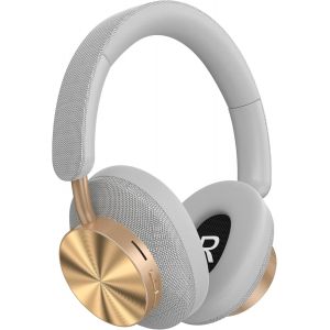 Next Destination Casque Bluetooth Over-Ear Écouteurs sans Fil Diadema Circum-auriculaire, Sonido Cristalino, Bajo Potente, 40h Autonomie, ANC, Confort Léger ¿ Compatible iPhone/Android - ND06 - Gris - Neuf