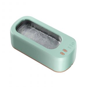 Syst&egrave;me de nettoyage &agrave; ultrasons pour bijoux et lunettes, 47 kHz, appareil de nettoyage efficace, adapt&eacute; aux lunettes, blanc-blanc - Neuf