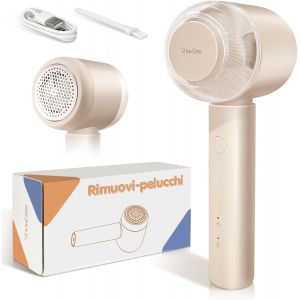 JGD-Rasoir Anti Bouloche, Anti-Peluches Electrique, Anti-pilules, Rasoir à Tissu pour Vêtements, Rasoir à Pull, Anti-Peluches Rechargeable pour Vêtements, Canapé, Meubles, Bac à Rasage Magnétique - Neuf