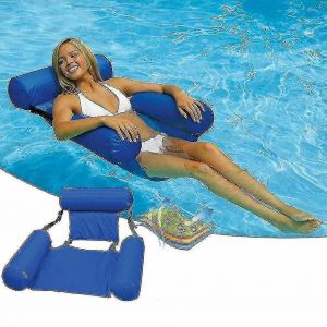 Chaise Flottante Sièges De Piscine Gonflable Lazy Water Bed Chaise Longue-Yuyu - Neuf