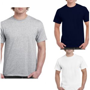 Lot 3 T-Shirts 5xl Homme - Taille Am&eacute;ricaine - Blanc - Gris - Navy - Neuf