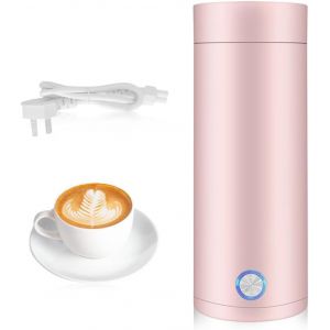 Mini Bouilloire Electrique De Voyage, 3 En 1 Mini Bouilloire 400 Ml Bouilloire Electrique Portable Bouilloire De Voyage Inoxydable Pour Th&eacute;, Lait, Caf&eacute;, Rose - Neuf