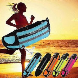 Nouveau sac banane unisexe pour la course &agrave; pied en ext&eacute;rieur, &eacute;tanche, avec porte-t&eacute;l&eacute;phone portable, id&eacute;al pour la salle de sport et le fitness. - Neuf