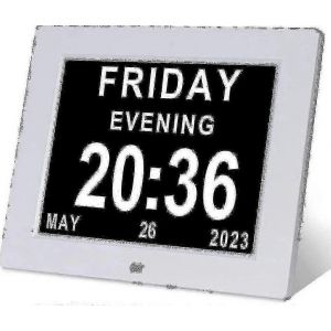 2024 Démence Horloge Alzheimer Horloge Grande Horloge De Calendrier Numérique Pour Les Seniors,Horloge Avec Jour Et Date F -gt (7 Pouces) g20242062477 - Neuf