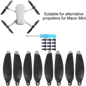 Lame De Drone, H&eacute;lice De Drone 8 Pi&egrave;ces H&eacute;lices &Agrave; Lame Mini H&eacute;lices L&eacute;g&egrave;res Lame D'aile Drone Pi&egrave;ce De Rechange Accessoires De Drone Adapt&eacute;s Pour Mavic Mini - Neuf
