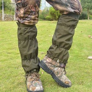 Gu&ecirc;tres De Protection Contre Les Morsures De Serpent Gu&ecirc;tre Pour Le Bas Des Jambes Gu&ecirc;tre Pour La Randonn&eacute;e Chasse Anti-Serpent Imperm&eacute;able Housse De Botte De Neige Taille Unique Legging R&eacute;glable Pour Moi - Neuf