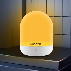 Petite Lampe Tactile Rechargeable Avec Batterie 2600 Mah Avec 3 Couleurs De Lumi&egrave;re, Luminosit&eacute; Variable, Veilleuse Portable Pour Chambre &Agrave; Coucher, Salon, Bureau, Camping, Lumi&egrave;res D'ambiance - Neuf