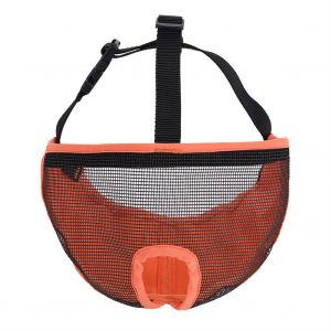 Hjlian Masques Pour Chiens En Pvc Tendance, Anti-Morsures, Anti-Aboiements, Respirants, Pour Chiens A Nez Court, Orange, Rouge, Taille M - Neuf