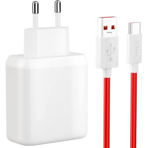65w Chargeur Rapide Avec Câble Usb Type-C 1m Pour Supervooc Adaptateur Chargeur Rapide 65w Charge Vooc Câble Usb C Pour Oneplus 10 Pro Nord 2,Oppo Find X5 X3 Neo/Pro/Reno 8/7/6 Pro,Realme Gt Neo - Neuf