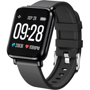 Montre Connectée Homme Montre Connecter Pour Homme Avec Cardiofréquencemètre Podometre Calorie Sommeil Bracelet Connecté Etanche Ip68 Montres Connectée Homme Enfant Pour Android Ios - Neuf