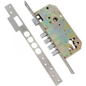 Amig Serrure Encastr&eacute;e 101 Base 50/85 Acier Inoxydable Aisi 304 Mat - Neuf