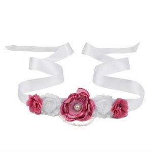 Fleur Mariage Ceinture Ceinture Mariée Ruban Ceinture Fleur Ceinture Robe De Mariée Ceinture - Neuf