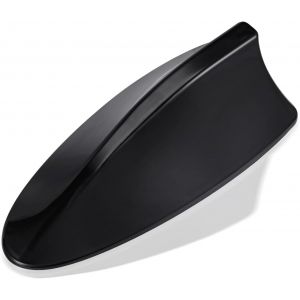 Antenne Requin Voiture Noir Antenne de Voiture d'aileron de Requin Antenne Radio Voiture Universelle Antenne Amplificateur Autoradio Hauteur d'antenne de Voiture Courte 6 cm - Neuf