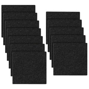 Lot de 12 filtres de rechange absorbant les odeurs pour poubelles, desodorisant au charbon actif - Neuf