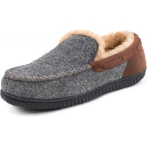 Jfkjg-Hearthfire Chaussons Mocassins En Mousse À Mémoire De Forme Pour Homme - 46 - Neuf