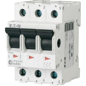 Interrupteur Eaton - 142822 - Interrupteur-sectionneur modulaire 63A 3P HIS-63/3 - Neuf