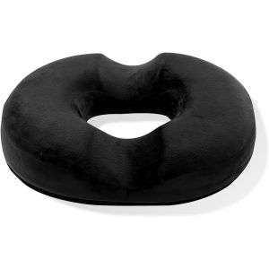 Donut Cushion Coussin En Mousse &Agrave; M&eacute;moire De Forme Pour H&eacute;morro&iuml;des Post-Partum,Coccyx,Soulagement De La Pression Pour Chaise De Bureau,Fauteuil Roulant,Maux De Dos,Sciatique,H&eacute;morro&iuml;des - Neuf