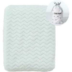 Kalanka-- Petite Couverture Moelleuse Et Chaude Pour Bébé Garçon Et Fille, Tout-Petit, Berceau, Poussette (75cmx100cm, Vague Vert Avocat) - Neuf