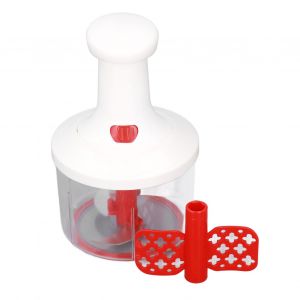 Hjlian Hachoir A Main Pression Manuelle Nettoyage Pratique Economie De Main-D'ouvre Coupe-Legumes Portable - Neuf