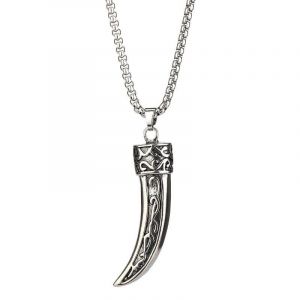 (Style 2) Collier Avec Pendentif Aigle En Acier Titane Pour Homme, Style Urbain, Punk Hip-Hop, Garçons - Neuf