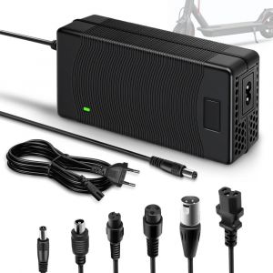 Asfasfq-Chargeur Trotinette Electrique 48v¿Chargeur 48v Universel Pour Batterie Lithium Avec 6 Connecteurs¿54.6v 2a Chargeur Hoverboard Charge Rapide Pour Hoverboard¿E-Bike¿Trotinette Electrique - Neuf