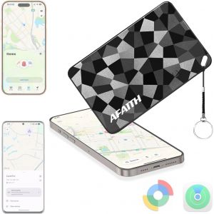 VornixorSarlshop-Traceur Apple et Android, Wallet Tracker Card &Eacute;tanche IP67,Finetrack Compatible avec Apple Localiser(Find My) et Google Find Hub,pour Portefeuille Cl&eacute;s Bagages Valise - Neuf