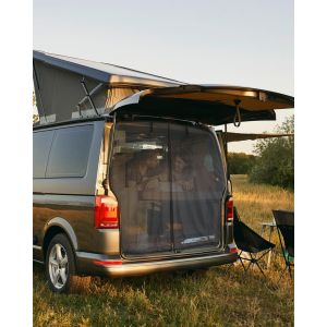 CHECARZHN--NO1-Moustiquaire Magnétique Pour Porte De Coffre De Voiture - Moustiquaire En Maille Noire - Pour Toit-1 - Neuf
