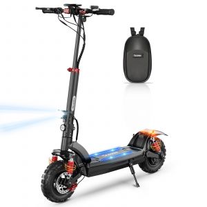 Trottinette Electrique Iscooter Ix6 11&#34; 48v 1000w 65km 150 Kg Autonomie 45km 17.5ah Pliable Noir,Avec Écran Lcd Et Sac, Pour Tout - Neuf