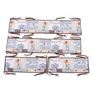 Tour De Lit Respirant Et Resistant Aux Chocs, Protection Laterale Souple Pour Garcons Et Filles, Type 3 - Neuf