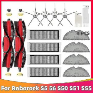 Pour Xiaomi Roborock S5 S50 S5 Max S6 S6 Maxv S6 Pure E4 E5 Robot Aspirateur Pièces de rechange Brosse latérale principale Filtre Hepa M - Neuf
