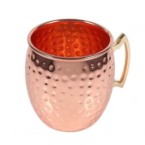 Cuivre Martelé Laiton Tasse De Vodka, Tequila, Whisky Élégant Verrerie, 12 Oz Taille, Style Classique - Neuf