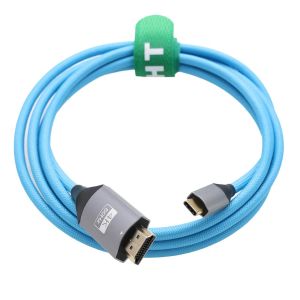 KALANKA-C&acirc;ble USB-C vers HDMI 4K60 pour miroir d'&eacute;cran, iPhone 15/16, MacBook Pro/Air, ordinateur portable Dell Lenovo vers TV, PC, moniteur, projecteur, bleu, 1,8 m - Neuf