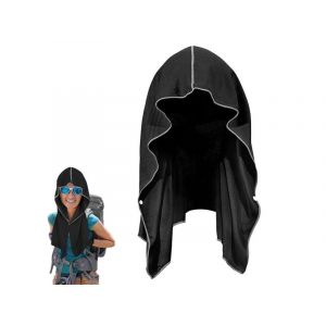 Serviette Rafra&icirc;chissante &Agrave; Capuche En Forme De U Pour Le Sport Et Les Activit&eacute;s De Plein Air - Noir - Neuf
