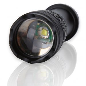 Mini Lampe Torche Led Portable Ultra Lumineuse En Alliage D'aluminium Avec Zoom - Neuf