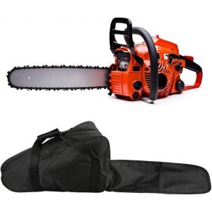 Checarzhn--No1-Sac Pour Tronçonneuse,Sac De Transport Pour Tronçonneuse Et Tissu Oxford Imperméable Support De Rangement Pour Tronçonneuse Avec Longues Poignées De Transport Portables À Fermeture Écl - Neuf