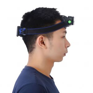Lampe Frontale Ultra Legere, Etanche Et Rechargeable, Ideale Pour Les Casques - Neuf