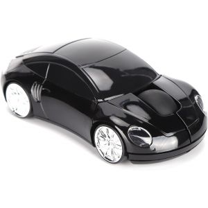 meimie-Souris Sans Fil 2,4 Ghz En Forme De Voiture Souris Optiques Sans Fil Ergonomiques Avec Récepteur Usb Mause Pour Ordinateurs Portables De Bureau Pc(Le Noir) - Neuf