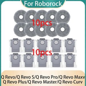 20PCS Mop Pads Sac &agrave; poussi&egrave;re pour Roborock Q Revo S / Q Revo Pro Pi&egrave;ces d'aspirateur - Neuf