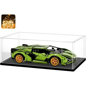 Vitrine Acryliquevitrine Exposition Transparentvitrine Figurinevitrine Pour Collectionvitrine Voiture Miniature Pour Figurinesjouetsobjets De Collectionnoir (10x10x10 Cm) - Neuf