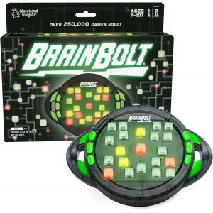 Chenquansarl-Learning Resources Jeu De M&eacute;moire Et De Casse-T&ecirc;te Brainbolt, Jeu De Casse-T&ecirc;te De 7 &Agrave; 107 Ans, Vert - Neuf