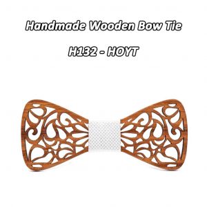 Mahoosive N?Uds Papillon En Bois À Fleurs Pour Hommes Noeud Papillon Creux Papillons Costume De Mariage Noeud Papillon En Bois Chemise Krawatte N?Uds Papillon Cravate Mince - Neuf
