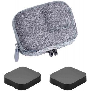 Bag Case Cover for GoPro Hero 13 12 11 10 9 8 Black + Hero13 Hero12 Hero11 Hero10 Hero9 Hero8 Rubber Lens Cap Storage Bags - Neuf