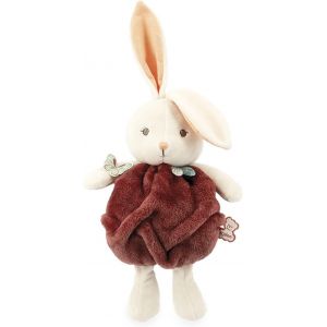 Plume-Bulle D'Amour Lapin Cannelle-Peluche Lapin Ultra-Douce 23 Cm-Petit Doudou Bébé-Développe Le Toucher-Jolie Boîte Cadeau Personnalisable-Dès La Naissance,K214002,Rouille, - Neuf