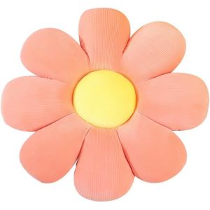 1pcs Fleur D'oreillers (15.35 Pouces ) - Daisy Fleur En Forme D'oreiller, D'une Jolie Fleur En Peluche Etage Oreiller, Tapis De Chambre, Canape-President De La Decoration - Neuf