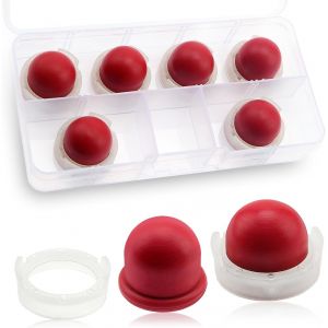 SUBZONAL-6 Pièces 694394 Poire D'amorce de Carburateur, Pompe D'amorçage Compatible avec Briggs & Stratton 494408 5084 (Rouge) - Neuf