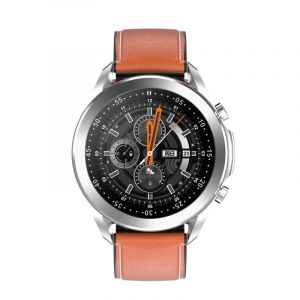 Montre Connectée Cardio 1.28' Thermomètre Pression Artèrielle Oxymètre Appel Argent YONIS - Neuf