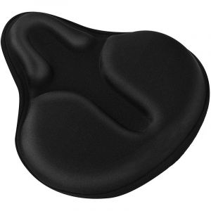 Grande Housse De Selle De Vélo Rembourrée En Gel, Coussin De Selle De Vélo Souple Pour Hommes Et Femmes - Neuf