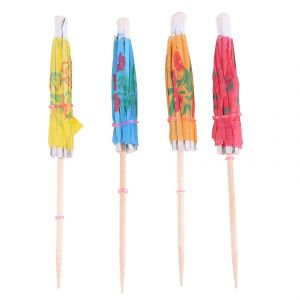 Parapluie De Cocktail 144pcs Pour Boisson Et Nourriture,Cure-Dents Décoratifs Pour Fête,Hôtel,Restaurant,Bar Tiki, - Neuf
